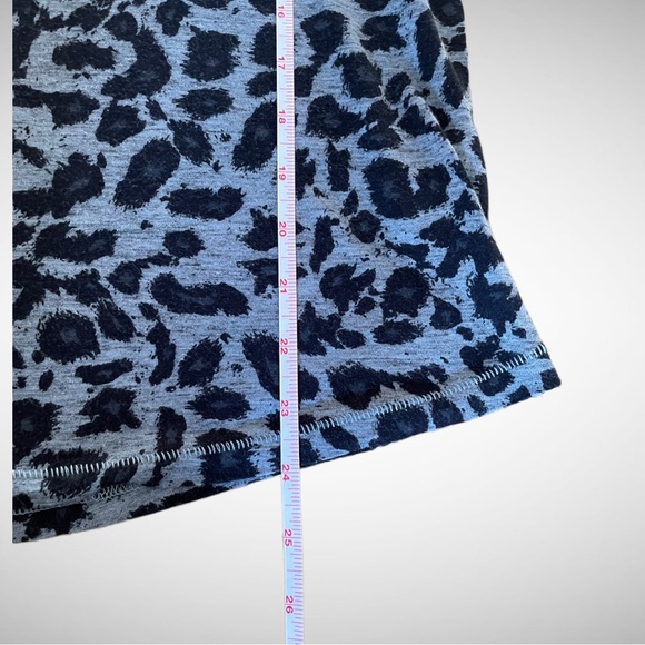 Gerard Darel Blue/Black Animal Print L/S T-Shirt - Picture 5 of 6